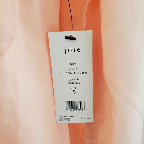 NWT Joie button up blouse - Picture 3 of 3